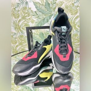 Puma Thunder Spectra‎ Black Sneakers Red Yellow Blue Puma Size Mens 7 Womens 8.5